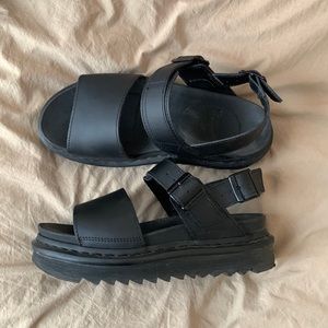 Dr. Martens Voss Leather Strap Sandals Size 6 37